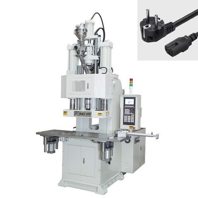 55 Ton C-Type Vertical Injection Molding Machine For EU Power Cord
