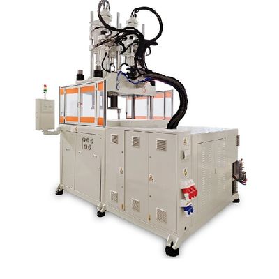 Vertical  Double Color Injection Molding Machine For Washing Machine Drum Two-Color Base