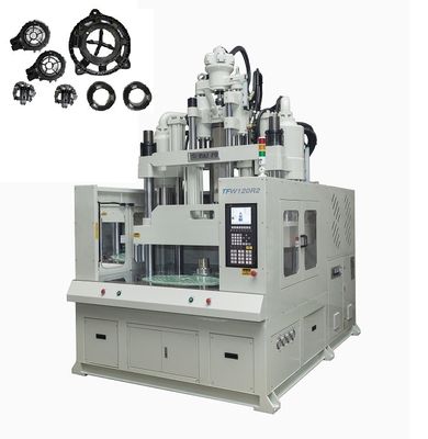 Auto Parts Low Work Table Injection Molding Machine With Rotary Table 120 Ton
