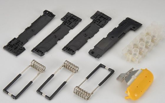 55 Ton Vertical Rotary Plastic Injection Molding Machine AMP Connectors Making Machine