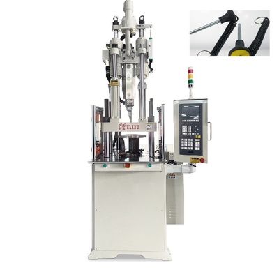 35 Ton Vertical Plastic Injection Molding Machine Latch Cord Making Machine