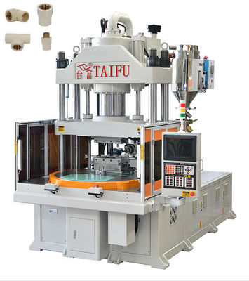 CPVC Fittings Vertical Injection Molding Machine With Rotary Table 250 Ton