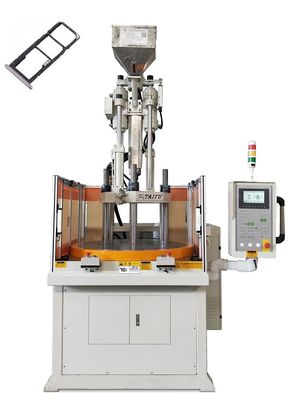 High Efficiency 55 Ton  SIM Card Tray Holder Slot Making Machine Vertical Molding Machine