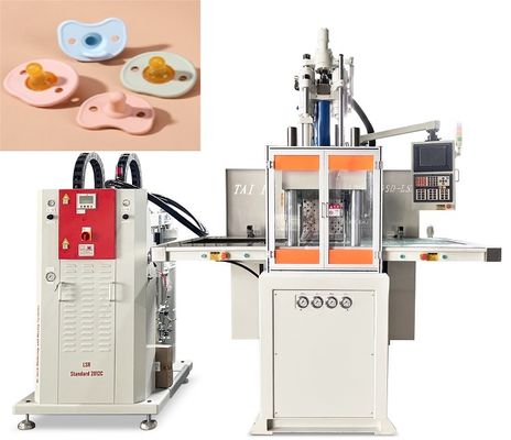 Efficient And Precise Vertical LSR Silicone Injection Molding Machine For Baby Soother