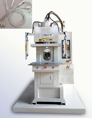 High Efficiency 55 Ton  Data Cables  Injection Molding Machine With C Type White