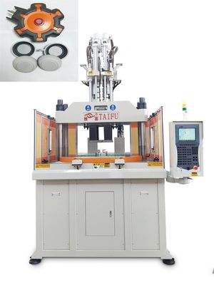 High Efficiency 120 Ton Vertical  Double Color Injection Molding Machine  For  Cup Lid