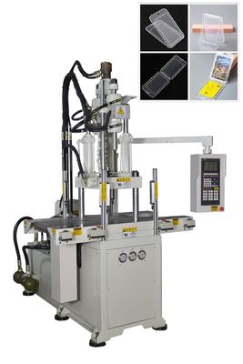 55 Ton Double Slide Vertical Injection Molding Machine For Precision Manufacturing