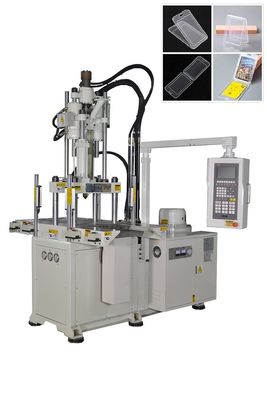 55 Ton Double Slide Vertical Injection Molding Machine For Precision Manufacturing