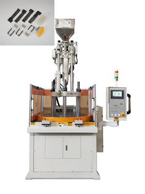 55 Ton Rotary Vertical Injection Molding Machine For  SIM Card Tray Holder Slot