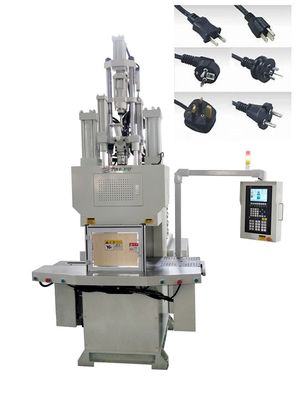 high Efficiency 35 Ton Power Cord Making Machine Vertical Injection Molding Machine