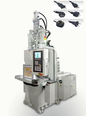 high Efficiency 35 Ton Power Cord Making Machine Vertical Injection Molding Machine