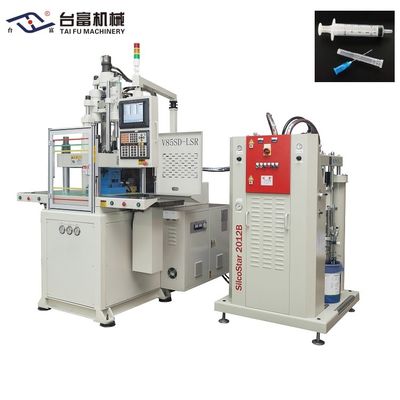 Vertical Double Slide LSR Injection Molding Machine For Syringe Silicone Stopper