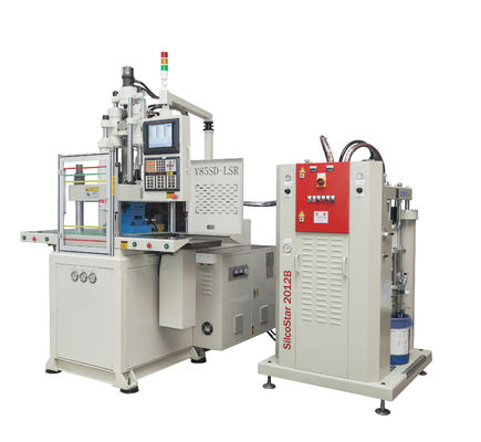 Vertical Double Slide LSR Injection Molding Machine For  T-Type Rubber Stopper
