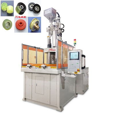 High Precision 120 Ton  Rotary Vertical Injection Mould Machine For Rubber Coated Wheel