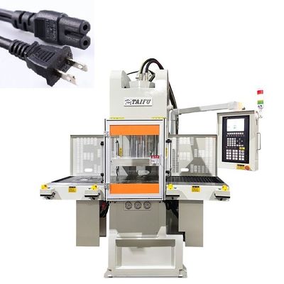 85 Ton C-Type Vertical Injection Molding Machine With Double Slide For Power Cord