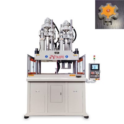 Two Color 170 Ton Vertical Injection Molding Machine For Outlet Extension Cord Hub