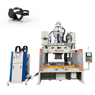 Low Work Table Vertical 300 Ton Silicone Injection Molding Machine For Daving Mask