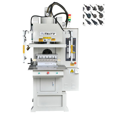 55 Ton Power Cord C-Type Vertical Injection Molding Machine For Making Plug