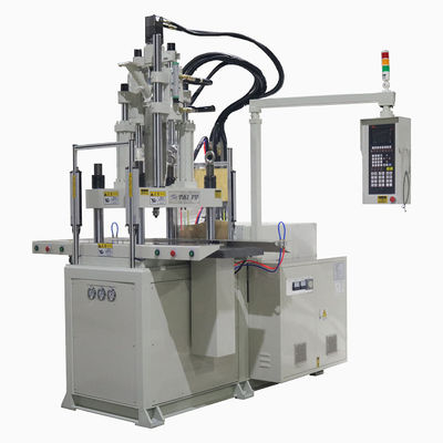 Easy Operate Double Slide Vertical Injection Molding Machine For Making Hand Shank