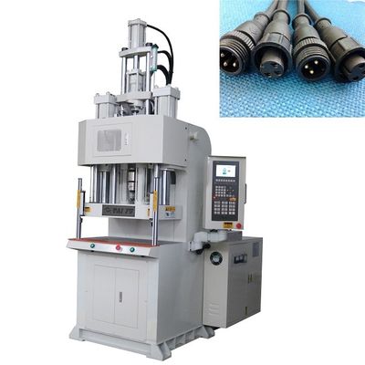 C-Type 55 Ton Vertical Plastic Injection Molding Machine Making Conector