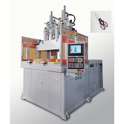 170 Ton Two Color Vertical  Injection Molding Machine For Making Scissors Handle