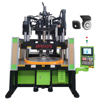 Low Workbench Rotary Table Vertical Injection Molding Machine For Making Luggage Wheels