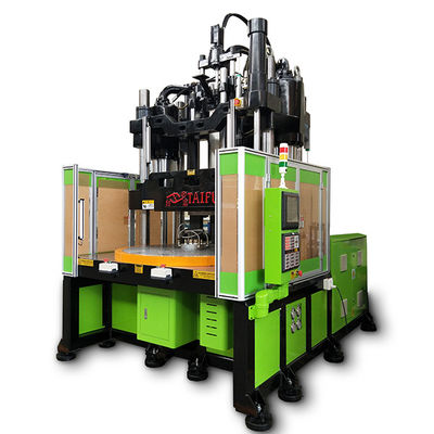 Low Workbench Rotary Table Vertical Injection Molding Machine For Making Luggage Wheels