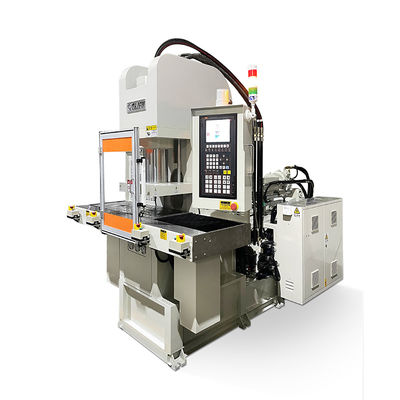 85 Ton Double Slide Power Cord Vertical Injection Molding Machine For Making Plug