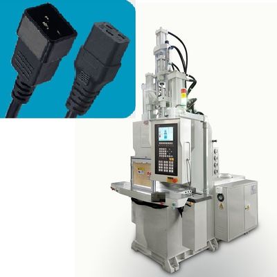 35T C-Type Power Plug Making Machine Vertical Injection Molding Machine With Double Slide