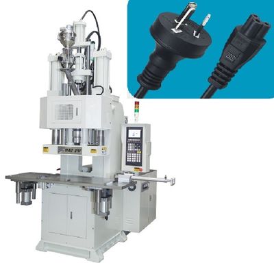 Power Plug Making Machine 55T Vertical Injection Molding Machine With C-Type