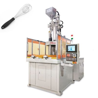 Rotary Vertical 120 Ton Plastic Injection Molding Machine For Making Egg Beater