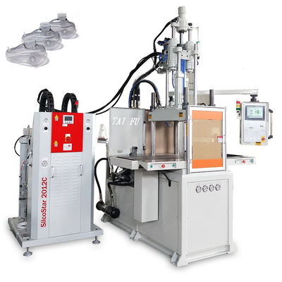 Liquid Silicone Facial Mask Making Machine 85T Double Slide Vertical Injection Moulding Machine