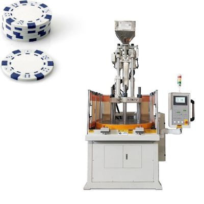 Rotary Vertical Plastic Injection Molding Machine For Making Poker Chips