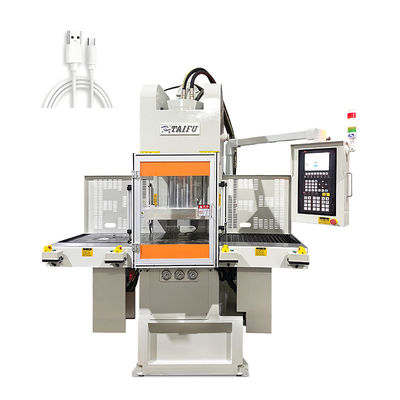Good Quality Double Slide Power Cord Vertical Injection Molding Machine For Making USB