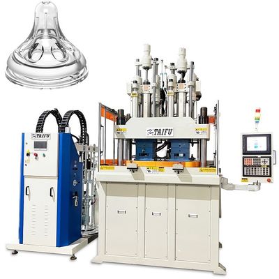 Dual Color Liquid Silicone Vertical Injection Molding Machine For Baby Pacifier