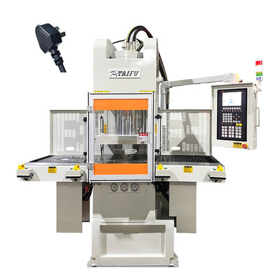 High Efficiency Double Slide Power Cord Vertical Injection Molding Machine For Plug