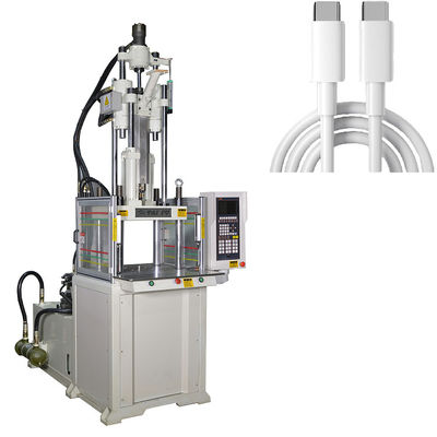 Standard Plastic 55T Injection Molding Machine Making USB Data Cable