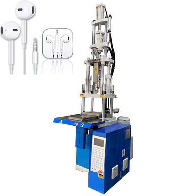 25 Ton Single Slide Vertical Plastic Injection Moulding Machine For Earphone Lines