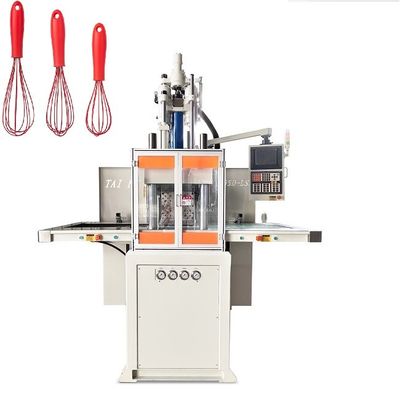 Plastic Double Slide Egg Beater Making Machine Vertical Injection Moulding Machine