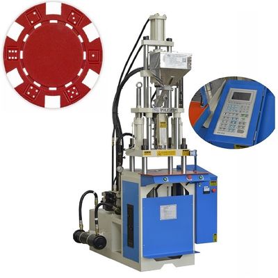 25 Ton Plastic Vertical Standard Injection Molding Machine Making Poker Chips