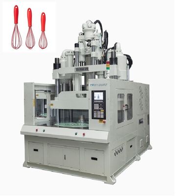 120 Ton Low Workbench Rotary Table Vertical Injection Molding Machine For Making Egg Beater
