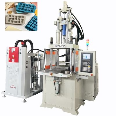 85 Ton Double Slide Vertical Injection Molding Machine For Making Silicone Ice Tray