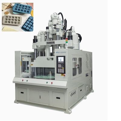 120 Ton Low Workbench Rotary Table Vertical Injection Molding Machine For Making Silicone Ice Tray