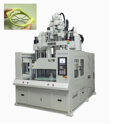120 Ton Low Workbench Rotary Table Vertical Injection Molding Machine For Making Fruit splitter