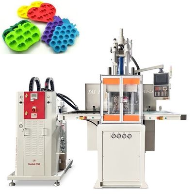 Vertical Double Slide LSR Injection Molding Machine For Making Ice Grid